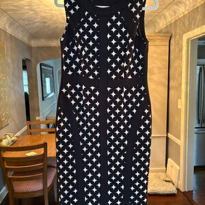 Donna Morgan Black and White Dress. Size 8